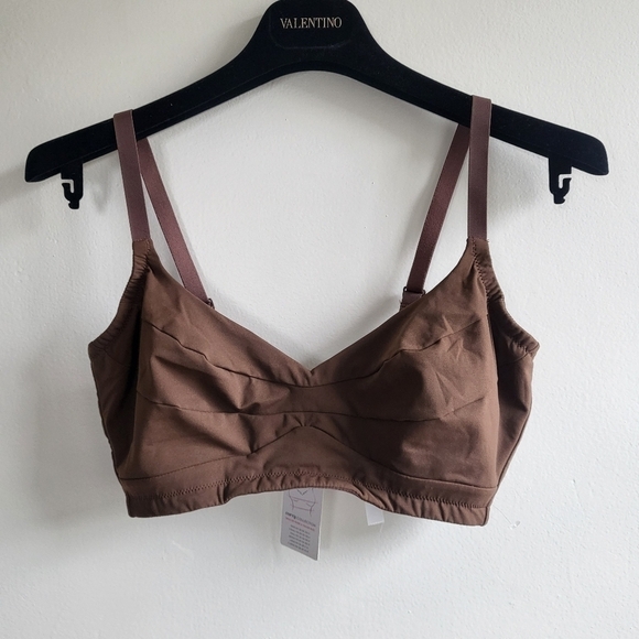 Cosabella Free Cut Micro Curvy Brown Bralette Bra New With Tag Style FRECM1310 - Picture 7 of 13